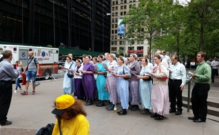 Os missionários menonitas viajam para Nova York a cada 11 de setembro. (The Christian Post/ Vicent Funaro)