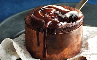 Suflê de chocolate