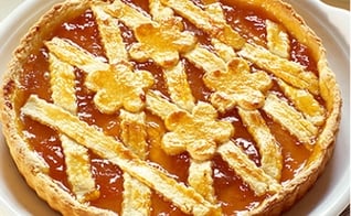 Torta de Damasco com geleia Bonne Maman Apricot. (Foto: Divulgação)