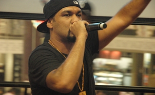 Pregador Luo durante o lançamento do CD Governe, em SP. (Foto: Guiame/ Marcos Paulo Corrêa)