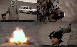 Vídeo mostra jihadi junior detonando carro com três prisioneiros do Estado Islâmico. (Foto: Reprodução)