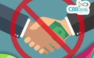 Imagem promocional da palestra "10 Medidas Contra a Corrupção", ministrada pelo procurador Deltan Dallagnol, na Expo CBB 2016. (Imagem: Divulgação / CBB 2016).