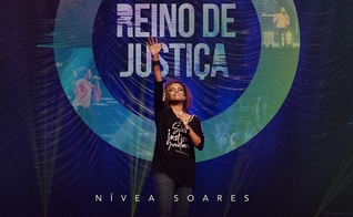 Capa do disco Reino de Justiça de Nívea Soares. (Foto: Divulgação).