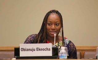 Obianuju Ekeocha é militante pró-vida e ajuda mulheres grávidas, mães solteiras, vítimas de estupros a terem uma opção além do aborto e do ostracismo em seu país. (Imagem: Youtube / Reproduçã)