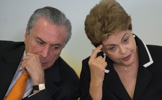 Dilma Rousseff e Michel Temer. (Foto: Notibrás)