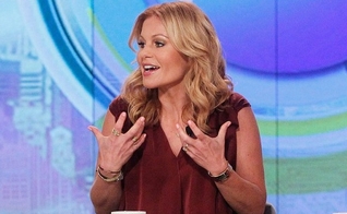 Candace Cameron durante participação no programa 'The View'. (Imagem: People)