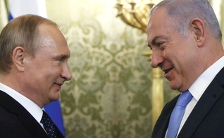 Presidente russo, Vladimir Putin e o primeiro-ministro de Israel, Benjamin Netanyahu. (Foto: Reuters)