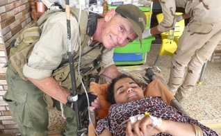 Rahab recebeu a ajuda do missionário americano para escapar. (Foto: Dave Eubank/Free Burma Rangers)