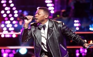 Chris Blue é candidato do The Voice e está na final do programa. (Imagem: Youtube)