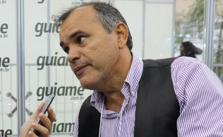 Jacymario em entrevista para o Portal Guiame. (Foto: Guiame/Marcos Paulo Corrêa).