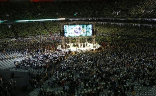 Segundo a organização do evento, os 50 mil ingressos que estavam disponíveis foram vendidos. (Foto: Maicon J. Gomes/Gazeta do Povo).