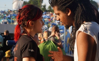 Moah Buffalo pregou para milhares de jovens que fizeram parte do Woodstock Festival. (Foto: Reprodução/Facebook)