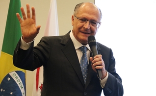 O governador falou a pastores e líderes nesta quinta-feira, na Zona Norte de São Paulo. (Foto: Guiame/Marcos Paulo Correa)