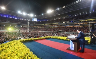 O pastor Ailton José Alves, presidente da Convensão da Assembleia de Deus de Pernambuco ministrou no evento. (Foto: Divulgação).