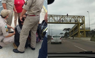 A mulher foi encorajada por um pastor e outras pessoas a não desistir da vida. (Foto: Reprodução/Banda B)
