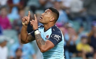 Israel Folau é jogador de Rugby e atua pelo Waratahs, na Austrália. (Foto: SA Rugby Mag)