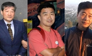 Da esquerda para a direita: Kim Dong-chul, Kim Sang-duk e Kim Hak-song. (Foto: CBN News)