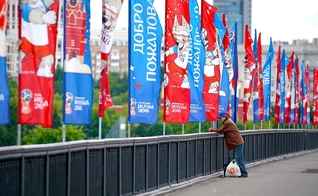 A Copa do Mundo na Rússia está sendo vista como oportunidade para muitas igrejas. (Foto: Christopher Furlong/Getty Images)