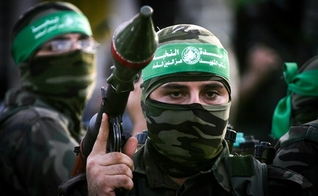 Terroristas do Hamas. (Foto: Arutz Sheva)
