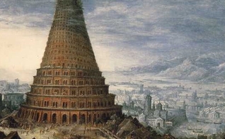 Quadro ilustra a Torre de Babel. (Imagem: O Malhete)