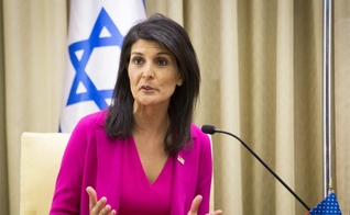 Nikki Haley é embaixadora dos EUA na ONU e uma grande defensora de Israel. (Foto: thejewishlink.com)