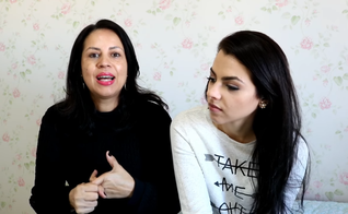 Fran Viana (direita) e sua mãe (esquerda) testemunham o milagre. (Foto: Reprodução).