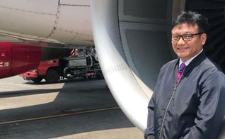 O piloto Ricosetta Mafella salvou 140 passageiros após ouvir a voz de Deus. (Foto: Arquivo Pessoal)
