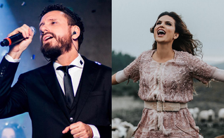 Entre os nomes dos artistas convidados estavam Leonardo Gonçalves e a ganhadora de Grammy Aline Barros. (Fotos: Divulgação).