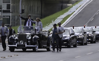 Equipe de segurança faz ensaio para posse do presidente eleito Jair Bolsonaro na Esplanada dos Ministérios. (Foto: Fabio Rodrigues Pozzebom/Agência Brasil)