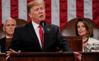 Trump faz o seu discurso do Estado da União de 2019. (Foto: Fox News)
