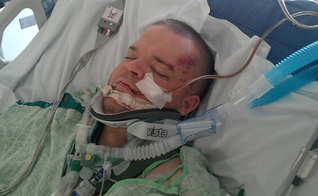 Jeff Huxford teve que deixar a medicina após sofrer uma lesão cerebral. (Foto: Jeff Huxford)