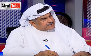 O escritor kuwaitiano Abdullah Al-Hadlaq em entrevista na TV Alrai. (Foto: Reprodução/YouTube)