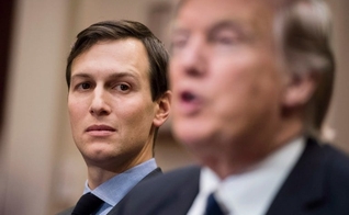 Jared Kushner e o presidente Donald Trump em uma reunião na Casa Branca. (Foto: Jabin Botsford/The Washington Post/Getty Images)