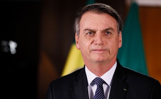 Presidente da República, Jair Bolsonaro, em pronunciamento. (Foto: Isac Nóbrega/PR)
