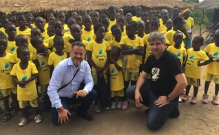 Marcos Corrêa, diretor do Guiame, ao lado do pastor Elias Caetano, diretor da MME. (Foto: Guiame/Marcos Corrêa) 