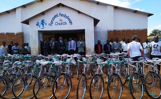 Cerca de 35 bicicletas foram doadas para pastores de Malawi e Moçambique. (Foto: Guiame/Marcos Corrêa)