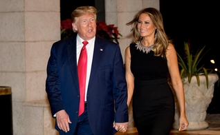 Donald Trump e a primeira-dama dos EUA, Melania Trump. (Foto: AP Photo/Andrew Harnik)