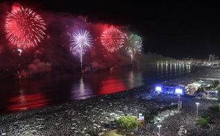 Réveillon no Rio de Janeiro espera contar com com 2,8 milhões de pessoas.. (Foto: Fernando Maia/Riotur)