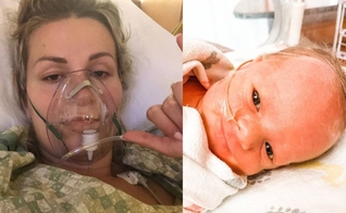 Angela Primachenko deu à luz a filha Ava enquanto estava em coma induzido após ser diagnosticada com Covid-19. (Foto: Reprodução/Instagram)
