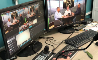 Imagem dos estúdios da Shelanu TV, que transmite conteúdo messiânico em Israel. (Foto: GOD TV)