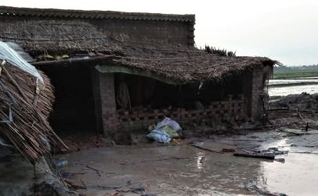 A casa de oração na vila de Dasmorra foi destruída após diversos ataques de radicais hindus. (Foto: CSW)