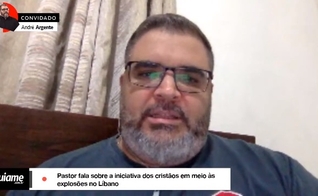 Pastor André Argente mora no Líbano há três anos, onde atua como voluntário em uma ONG e também em parceria com igrejas locais. (Imagem: Guiame / Youtube / Reprodução)