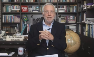 Alexandre Garcia no quadro Liberdade de Opinião. (Foto: CNN Brasil)