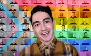 Música do Coral Masculino Gay de São Francisco despertou críticas. (Foto: Reprodução/Twitter)