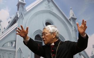 Cardeal Joseph Zen, da Igreja Católica de Hong Kong, em imagem de 2009. (Foto: Kin Cheung/AP)