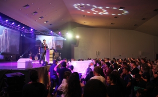 Alinhamento Profético 2022 em Santa Maria, no RS. (Foto: Ministério Engel)