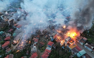 Diversas igrejas têm sido atacadas por soldados em Mianmar. (Foto: Chin Human Rights Organization)