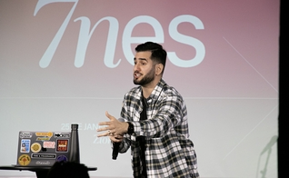 Pastor Eddie Nunes na conferência 7nes, em Lisboa. (Foto: Marcos Paulo Correa/Guiame)