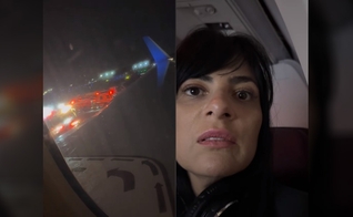 Um vídeo publicado pela cantora mostra o incidente. (Foto: Reprodução/Instagram/Fernanda Brum)