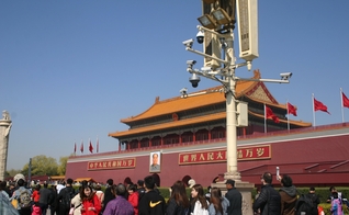 Câmeras de vigilância na China. (Foto: Wikimedia Common)